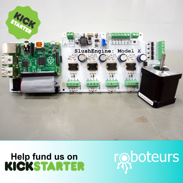 SlushEngine - Kickstarter - Raspberry Pi Motor Driver